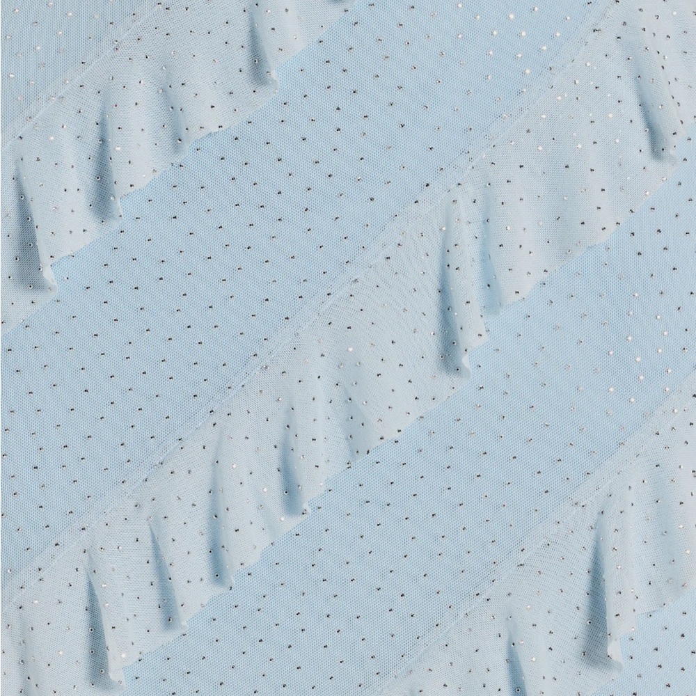 Windsor Light Blue Ruffle Mini Dress - Picture 3 of 4